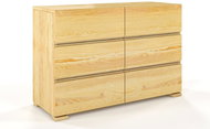 GCO Vlado 6S, borovice masiv/přírodní - Chest of Drawers