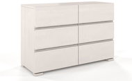 GCO Vlado 6S, buk/bílá - Chest of Drawers