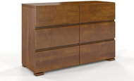 GCO Vlado 6S, buk/ořech - Chest of Drawers