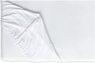 HEDDA Prostěradlo Jersey Lycra premium bílé, rozměr 100 × 200 cm - Bedsheet