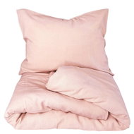 HEDDA Linen bed linen Naira light pink, set size 140 × 200 cm, 70 × 90 cm - Bed Linen