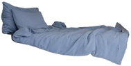 HEDDA Linen bed linen Naira blue, set size 140 × 200 cm, 70 × 90 cm - Bed Linen