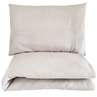 HEDDA Linen bed linen Naira light grey set 100 × 135 cm + 40 × 60 cm - Bed Linen