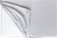 Hedda Jersey Lycra premium sheet light grey, 120 × 200 cm - Bedsheet