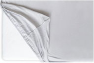 Hedda Jersey Lycra premium sheet light grey, 160 × 200 cm - Bedsheet