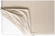 Hedda Jersey Lycra premium sheet beige, 160 × 200 cm - Bedsheet