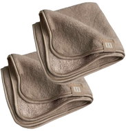 HEDDA Seiya Face towel 30 × 30 cm, taupe, 2 pcs - Towel