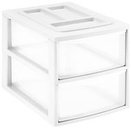 HEIDRUN Pořadač A4 2 šuplíky bílý - Zásuvkový box