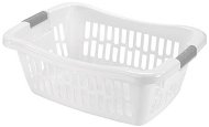 HEIDRUN Reinigungskorb 64 × 44 × 24,5 cm weiß, Kunststoff - Wäschekorb