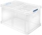 HEIDRUN Aufbewahrungsbox mit Deckel 60 × 40 × 30 cm 60 l Unibox, Kunststoff - Aufbewahrungsbox