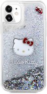 Hello Kitty Liquid Glitter Electroplating Head Logo Zadný Kryt na iPhone 11 Transparent - Kryt na mobil