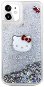 Hello Kitty Liquid Glitter Electroplating Head Logo iPhone 11 átlátszó tok - Telefon tok