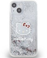 Hello Kitty Liquid Glitter Electroplating Head Logo Zadný Kryt na iPhone 12/12 Pro Transparent - Kryt na mobil