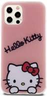 Hello Kitty IML Daydreaming Logo Zadný Kryt na iPhone 12/12 Pro Pink - Kryt na mobil