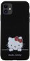 Hello Kitty Liquid Silicone Daydreaming Logo Zadní Kryt pro iPhone 11 Black - Phone Cover
