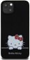 Hello Kitty Liquid Silicone Daydreaming Logo Zadný Kryt na iPhone 13 Black - Kryt na mobil