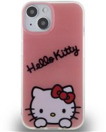 Hello Kitty IML Daydreaming Logo Zadný Kryt na iPhone 13 Pink - Kryt na mobil