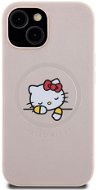 Hello Kitty PU Kitty Asleep Logo iPhone 15 MagSafe rózsaszín tok - Telefon tok
