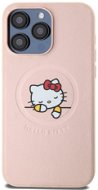 Hello Kitty PU Kitty Asleep Logo iPhone 15 Pro Max MagSafe rózsaszín tok - Telefon tok