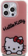 Hello Kitty IML Daydreaming Logo Zadní Kryt pro iPhone 15 Pro Pink - Phone Cover