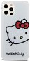 Hello Kitty IML Head Logo Zadní Kryt pro iPhone 12/12 Pro White  - Phone Cover