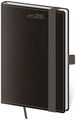 Helma Double Black týdenní s poutkem na propisku 2026, černý , kapesní, 9 × 14 cm