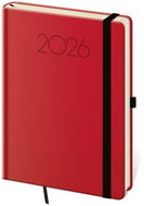 Helmet New Praga day helmet 2026, red, A5, 14,5 × 20,5 cm - Planner
