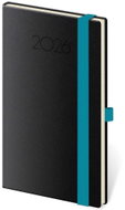 Helmet New Praga weekly 2026, black, pocket, 9 × 14 cm - Planner