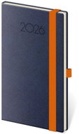 Helmet New Praga weekly 2026, blue, pocket, 9 × 14 cm - Planner