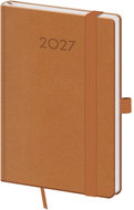 HELMA 365 2027 Weekly Pocket Diary Print Plus, Natural Brown - Planner