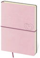 Helma Zápisník FLEXIO linkovaný, light rose, 14, 5 × 20, 5 cm