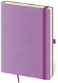 Helma Zápisník Flexies linkovaný, violet, 14, 5 × 20, 5 cm