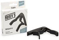 Henry's MIGHTY, electric and acoustic guitar, black - Capo