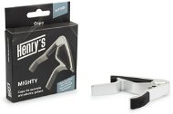 Henry's MIGHTY, electric and acoustic guitar, silver - Capo
