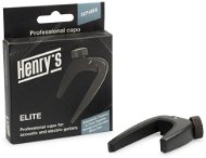 Henry's ELITE, electric and acoustic guitar, black - Capo