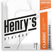 Strings Henry’s HNSBE PREMIUM serie, BALL END, Nylon Silver - Struny