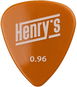 Henry’s Nyltone, model STANDARD, tl. 0.96mm, b. hnědá, 6ks - Plectrum