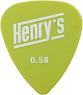 Henry’s Softone, model STANDARD, tl. 0.58mm, zelená, 6ks - Plectrum