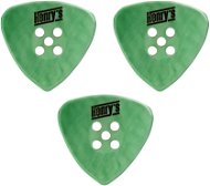 Henry's Picks Buttone, BASSER, 2mm, green, 3 pcs - Plektrum