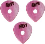 Henry's Buttone, ROCKER, 2mm, rosa, 3 Stück - Plektrum