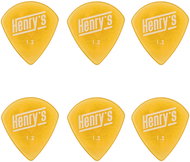 Henry's Ultone, model JAZZ XL, thickness 1.2mm, yellow, 6pcs - Plectrum