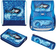 HERLITZ Loop+ Školní taška, žralok, 16L - Briefcase