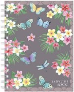 HERLITZ Lady Motýl, A5/100, čtvereček - Notepad