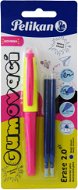 PELIKAN 1 ks + 2 náplně, neon/růžová - Eraser Pen