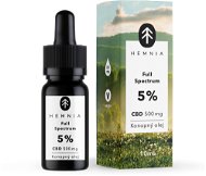 Hemnia Full Spectrum CBD Konopný olej 5%, 500 mg, 10 ml - Oil
