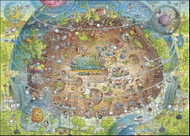HEYE Puzzle Crazy Zoo: Space Pavilion 1000 pieces - Jigsaw Puzzle