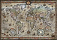 HEYE Puzzle Map Art: Retro World 1000 pieces - Jigsaw Puzzle