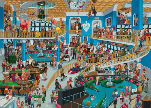 HEYE Puzzle Chaotic Casino 1000 pieces - Jigsaw Puzzle - Main image