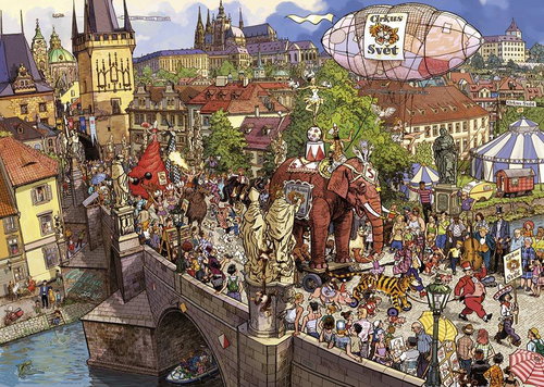HEYE Puzzle Street parade 2000 pieces - Jigsaw Puzzle - Main image