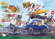 HEYE Puzzle Cartoon Classics: Odjezd na dovolenou! 500 dílků - Puzzle